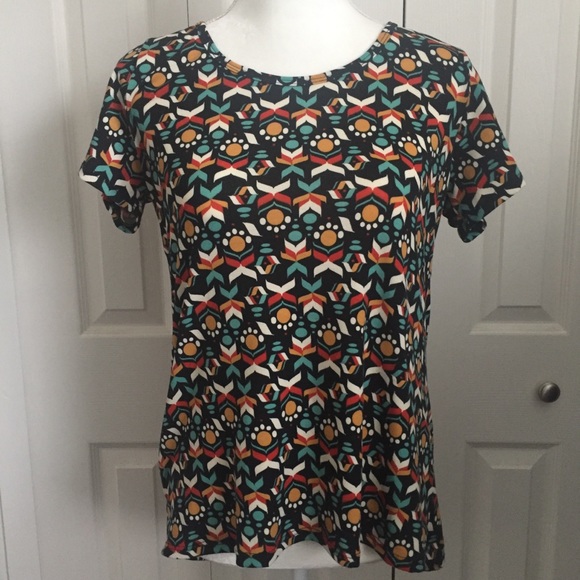 LuLaRoe Classic T Abstract Tribal Floral Size XS - Picture 1 of 5